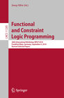 Buchcover Functional and Constraint Logic Programming