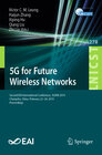 Buchcover 5G for Future Wireless Networks