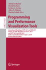 Buchcover Programming and Performance Visualization Tools