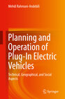 Buchcover Planning and Operation of Plug-In Electric Vehicles