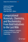 Buchcover Computational Materials, Chemistry, and Biochemistry: From Bold Initiatives to the Last Mile