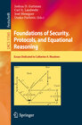 Buchcover Foundations of Security, Protocols, and Equational Reasoning