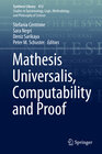 Buchcover Mathesis Universalis, Computability and Proof