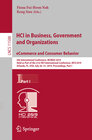 Buchcover HCI in Business, Government and Organizations. eCommerce and Consumer Behavior