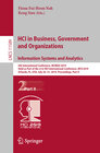 Buchcover HCI in Business, Government and Organizations. Information Systems and Analytics