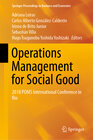 Buchcover Operations Management for Social Good