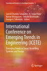 Buchcover International Conference on Emerging Trends in Engineering (ICETE)