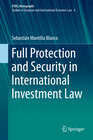 Buchcover Full Protection and Security in International Investment Law