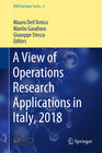 Buchcover A View of Operations Research Applications in Italy, 2018