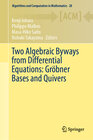 Buchcover Two Algebraic Byways from Differential Equations: Gröbner Bases and Quivers