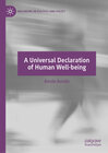 Buchcover A Universal Declaration of Human Well-being