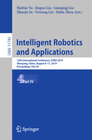 Buchcover Intelligent Robotics and Applications