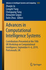 Buchcover Advances in Computational Intelligence Systems