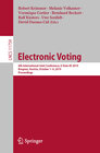 Buchcover Electronic Voting