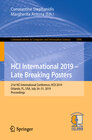 Buchcover HCI International 2019 – Late Breaking Posters
