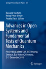 Buchcover Advances in Open Systems and Fundamental Tests of Quantum Mechanics