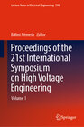 Buchcover Proceedings of the 21st International Symposium on High Voltage Engineering