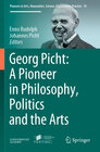 Buchcover Georg Picht: A Pioneer in Philosophy, Politics and the Arts