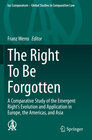 Buchcover The Right To Be Forgotten