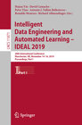 Buchcover Intelligent Data Engineering and Automated Learning – IDEAL 2019