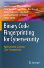Buchcover Binary Code Fingerprinting for Cybersecurity