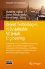 Buchcover Recent Technologies in Sustainable Materials Engineering