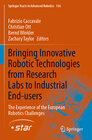 Buchcover Bringing Innovative Robotic Technologies from Research Labs to Industrial End-users