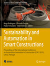 Buchcover Sustainability and Automation in Smart Constructions