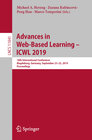 Buchcover Advances in Web-Based Learning – ICWL 2019