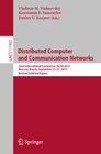 Buchcover Distributed Computer and Communication Networks