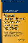 Buchcover Advanced Intelligent Systems for Sustainable Development (AI2SD’2019)