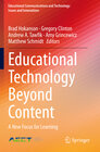Buchcover Educational Technology Beyond Content