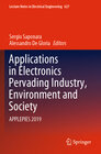 Buchcover Applications in Electronics Pervading Industry, Environment and Society