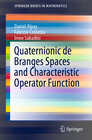 Buchcover Quaternionic de Branges Spaces and Characteristic Operator Function