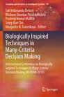 Buchcover Biologically Inspired Techniques in Many-Criteria Decision Making