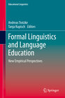 Buchcover Formal Linguistics and Language Education