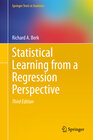 Buchcover Statistical Learning from a Regression Perspective