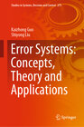 Buchcover Error Systems: Concepts, Theory and Applications