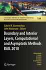 Buchcover Boundary and Interior Layers, Computational and Asymptotic Methods BAIL 2018