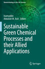 Buchcover Sustainable Green Chemical Processes and their Allied Applications