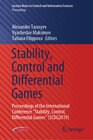 Buchcover Stability, Control and Differential Games