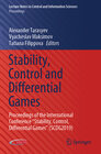 Buchcover Stability, Control and Differential Games