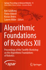 Buchcover Algorithmic Foundations of Robotics XII