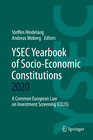 Buchcover YSEC Yearbook of Socio-Economic Constitutions 2020