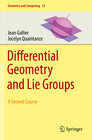 Buchcover Differential Geometry and Lie Groups