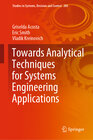 Buchcover Towards Analytical Techniques for Systems Engineering Applications