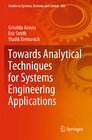 Buchcover Towards Analytical Techniques for Systems Engineering Applications