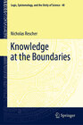 Buchcover Knowledge at the Boundaries