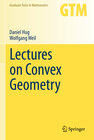 Buchcover Lectures on Convex Geometry