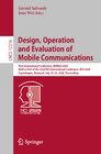 Buchcover Design, Operation and Evaluation of Mobile Communications